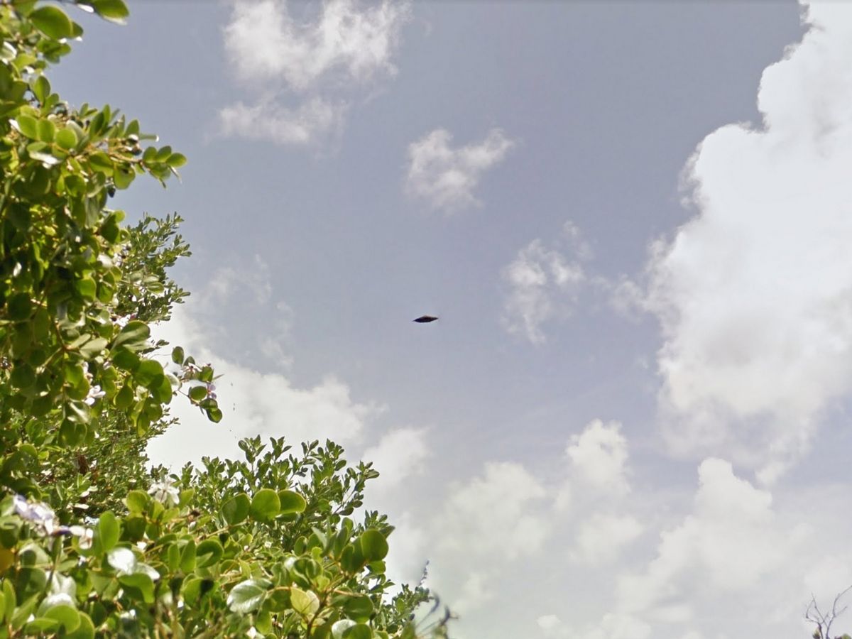 Les réseaux sociaux bruissent d'affirmations selon lesquelles Google Maps aurait repéré un OVNI dans les Bermudes.